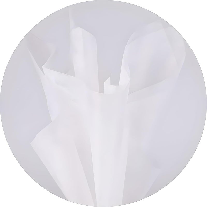 MLSG 96 Sheets Tissue Flower Wrapping Paper Cotton Wrapping Flower Paper Withdrawable Lining Paper Non-woven Waterproof Floral Bouquet Wraps For Florist Packaging Arrangement (White) - Image 1